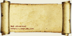 Milena Pejaković vizit kartica